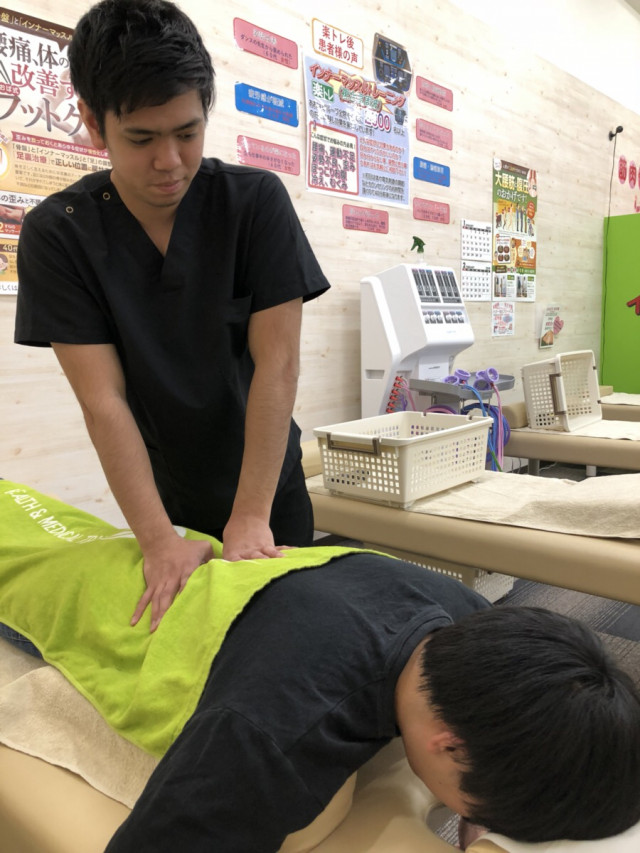 施術の写真